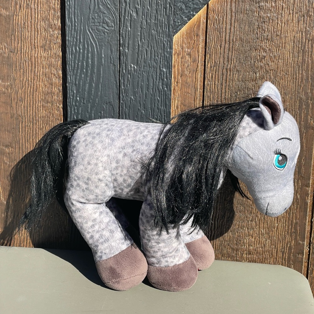 Build-A-Bear•Horse & Hearts Club Grey Speckled Appaloosa Pony Stuffed Plush